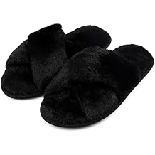 riemot Women's Casual Mule, Black, 8.5-9.5