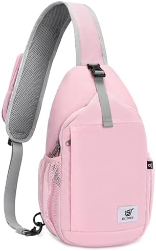 SKYSPER Sling Bag RFID Cross Body Bag Recycled Crossbody Backpack Travel Daypack