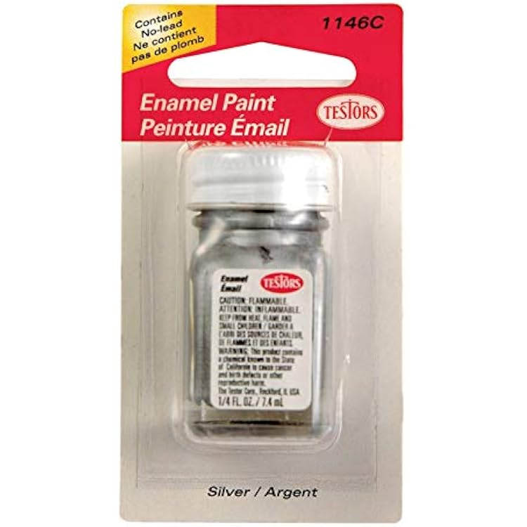 Testor Hobby Paint 14OZ Silver