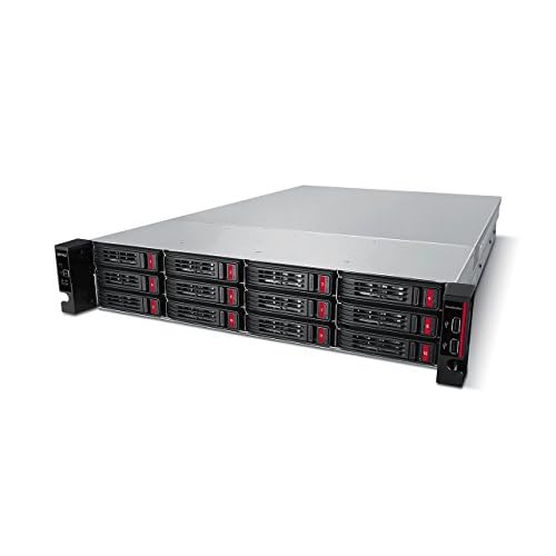 BUFFALO TeraStation 51220RH 12-Bay Business Rackmount NAS 144TB 12x12TB with Hard Drives Included RAID iSCSI Network Storage File Server