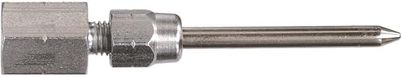 Lincoln 5803 Hand-held Grease Gun Needle Nozzle with Hardened Steel Tip, 1/8" Female NPT Thread, 2.76" Length, Used for Lubrication of Flush-Type or Hard-to-Reach Hydraulic Fittings