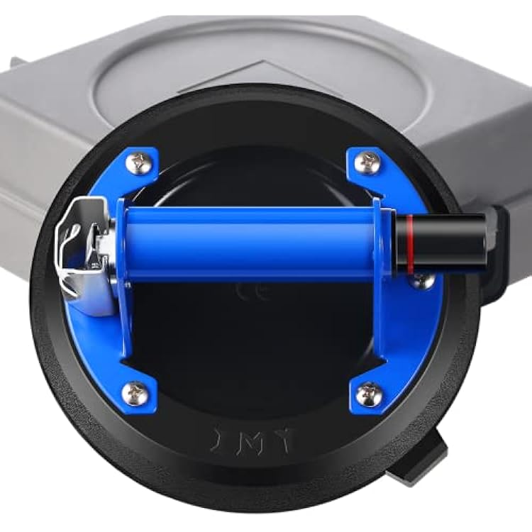 IMT 8 Metal Glass Suction Cup for Rough Surface, Vacuum Glass Lifter Sucker Lifter for Granite Lifting & Window Replacement, with Carrying Case