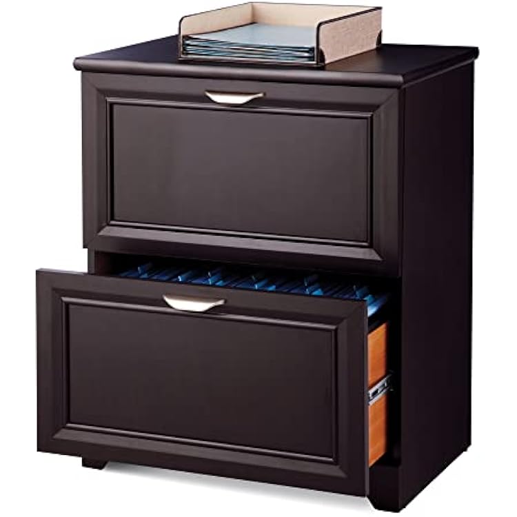 Realspace Magellan 23-12W x 16-916D Lateral 2-Drawer File Cabinet, Espresso
