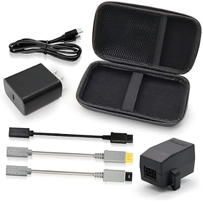 Retro Game Console Power Supply Combination kit-PD Fast Charging, Built-in chip, Stable Performance, Multiple interfaces Free Conversion-Compatible with NGCWIIWII-UN64