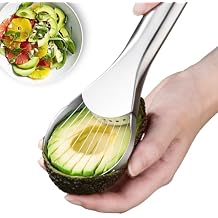 Choxila Avocado Slicer Tool - 2-in-1 Stainless Steel Avocado Cutter Slicer and Avocado Pit Remover
