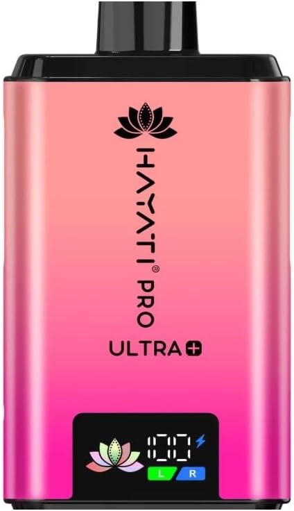 Hayati Pro Ultra Plus 25000+ 25K Kit - Strawberry Cranberry Cherry/Cherry Ice, Pack of 1