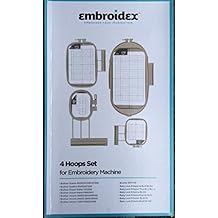4 Hoops for Brother Innov-is 2500D 1500D 2800D 4000D 4500D 4750D Luminaire Innov-is XP16000D 6700D,XV8500D NQ1400E NQ1700E NQ3700DDream Machine Innov-is XP1 XP2 XV8550D