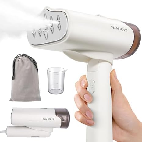 Travel Garment Steamer Iron for Clothes: Mini steam Iron Portable Handheld Clothing Steamers Travel Size Small Hand held Electric steam plancha a de Vapor para ropa portatil Travel Dorm Essentials