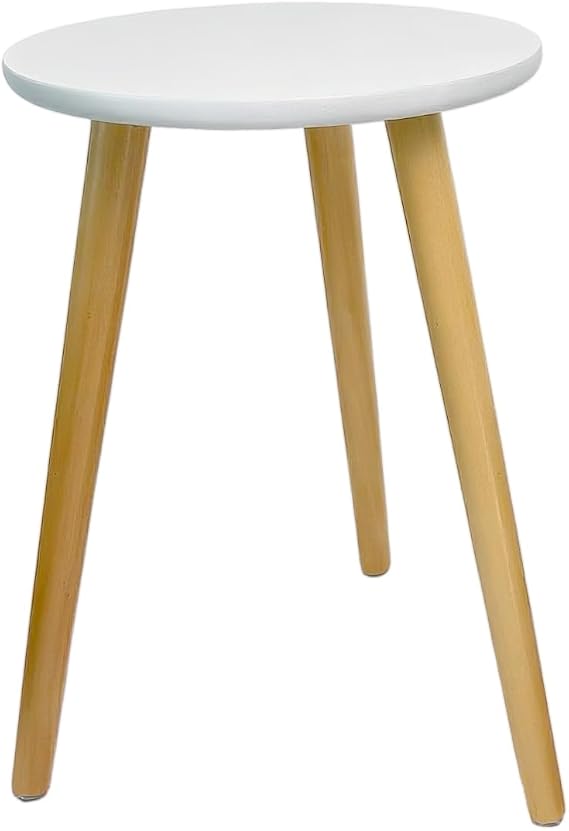 Wooden Plant Stand - Indoor Flower Pot Holder, Modern Side Table for Home Decor, Small Plant Shelf 42 x 28cm