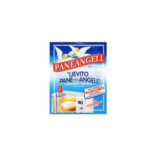 Paneangeli Lievito Vanigliato Per Dolci - Yeast for Microwave with Grill - 3 count