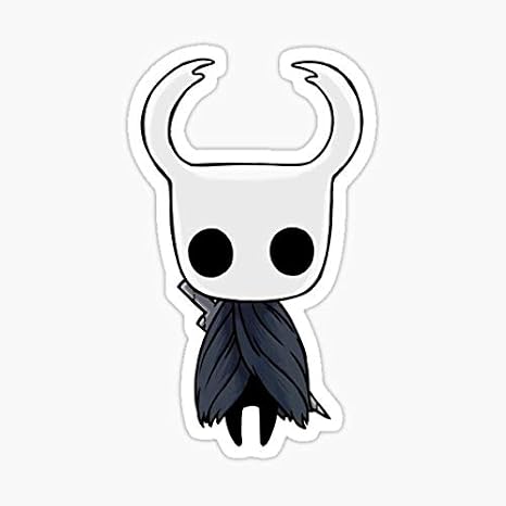 Hollow Knight - The Knight With Holstered Nail Sticker - Graphic for Auto, Wall, Laptop, Cell, Truck Windows, Cars