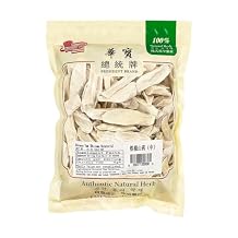 Sweet Post Dried Chinese Yam Slice - Wild Yam Root for Natural Health Herbal Tea,Congee and Soup Ingredients shanyao 16OZ