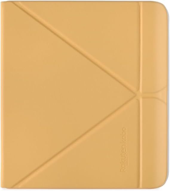 Kobo Libra Colour için SleepCover Kılıf - Tereyağı Sarısı | Bekleme/Uyanış Teknolojisi | Entegre 2 Yönlü Stand | Suni Deri | Kobo Libra Colour 7 inç e-Okuyucu ile Uyumlu