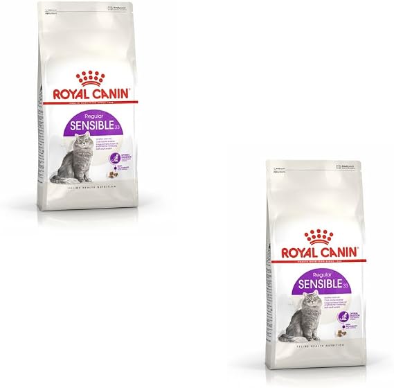 Royal Canin Sensible Complete Adult Dry Cat Food 2 x 400g