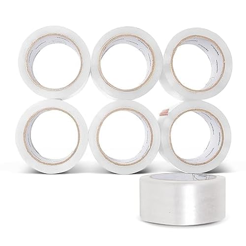 Clear Packing Tape 36 Rolls Clear Packing Tape 2.2 Mil Shipping Box Tape 2 x 55 Yards