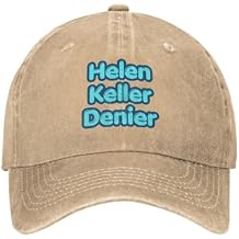 Helen Keller Denier Retro Denim Trucker Hat