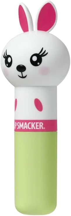 Lip Smacker Lippy Pals Bunny, Flavoured Lip Gloss for Kids Inspired by Animals, Moisturizing and Smoothing to Refresh your Lips, Caramel Corn Flavour