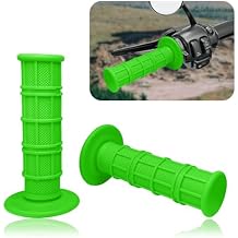 2PCS Dirt Bike Grips Motorcycle Grips, Anti-Slip Rubber Pro Taper Grips 7/8" ATV Handlebar Grips for CRF YZF WRF KXF KLX TTR RMZ Pit Offroad Dirt Bike Motocross for Women & Men(Green)