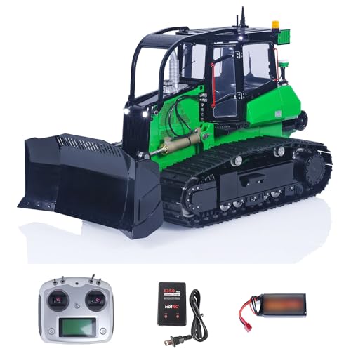 TOUCAN RC HOBBY 114 Hydraulic RC Bulldozer LESU Aoue 850K Metal I6S Remote Control Dozers Model for Ages 14