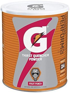 Gatorade, Powdered Drink Mix, 51oz Canister (Pack of 2) (Choose Flavor) (Fruit Punch)