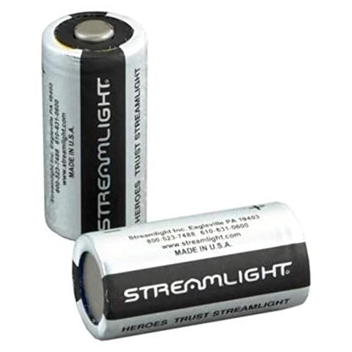 Streamlight CR123 Batteries, 2 Pack