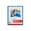 Staples 2Pocket Laminated Presentation Folders, Letter Size, Light Blue, Durable Coated Finish with Business Card Slot 30/Carton