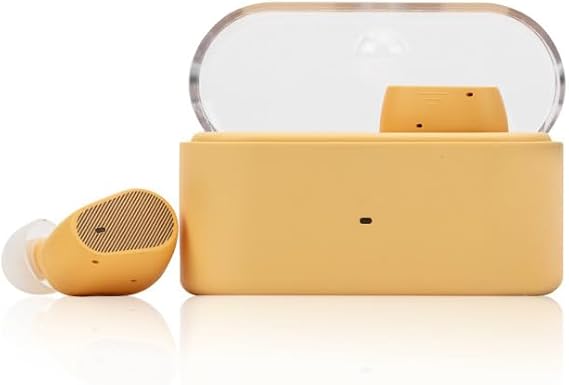 Moondrop Pudding TWS Earphone True Wireless Stereo ANC AI ENC LHDC-V 10mm Dynamic Driver Interactive DSP Bluetooth 6.0 Music Game Dual Mode (Yellow)