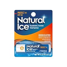 Mentholatum Natural Ice Sunscreen/Lip Protectant SPF 30 Sport 1 Each ( Pack of 12)