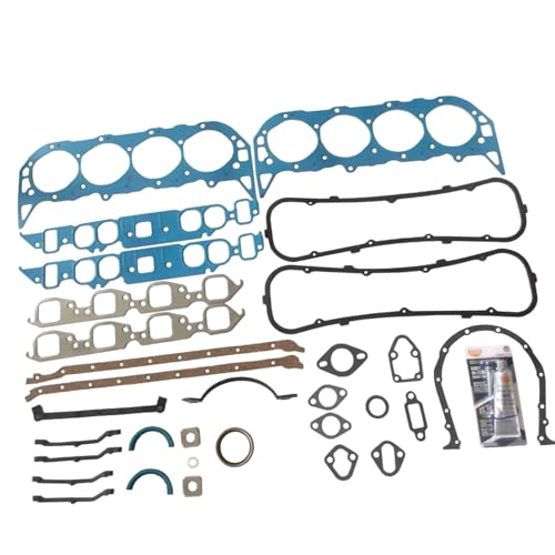 Gasket wSeal Silicone for Chevy C20 for GMC 7.4l V8 454 Big Block Mark IV Engines for A New Big Block Chevy Fel-pro ks2630 Complete Overhaul Gasket Kit. for 80-85 454 Mark Iv Engines.