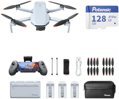 Potensic Drone ATOM 2 Flymore Combo + 128GB SD Card