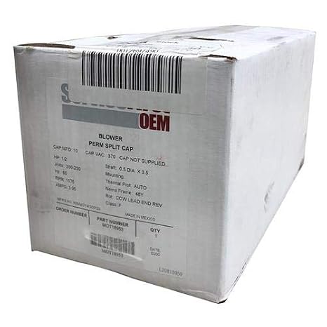 MOT18953 Replaces MOT06359 / MOT-6359 1/2HP 5KCP39NGR438S Service First Replacement