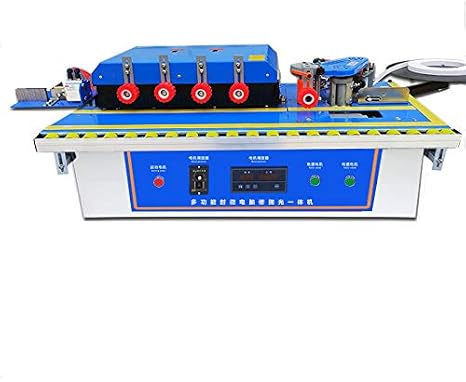 YUCHENGTECH Woodworking Edge Bander Banding Machine Portable Sealing Trimming Edge Bander Microcomputer control Double Sided Gluing Trimming and Polishing (110V)