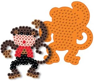 Monkey Pegboard for Perler Fuse Beads