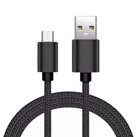 Braided USB Cable Charging Cord/Charger Power Lead Wire Compatible with Remington HC5355 Pro Power Hair Clipper/Black / (3m / 9.9ft)