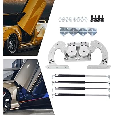 Universal Lambo Door Kit Bolt 90 Degree Vertical Doors Hinge Kit, Universal Lambo Scissor Bolt Fit Most Car Vertical Doors for Chevrolet, Nissan, Mazda, Ford, Subaru, Toyota