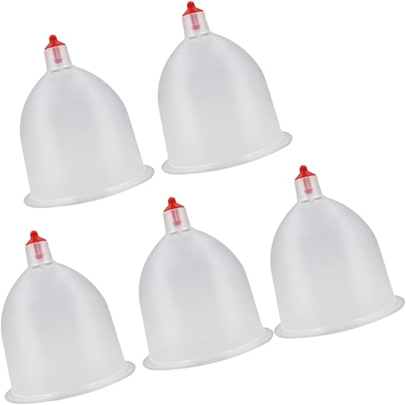 Cupping Therapy Massage Tool Set 5Pcs Vacuum Suction Cups for Leg and Back Use Suitable for Health Centers and Home
