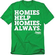 Adventure Time Homies Help Cartoon Network T Shirt (-Large) Kelly Green
