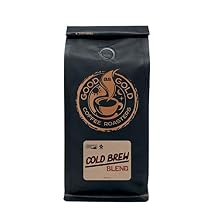 COLD BREW COFFEE BLEND, Fair Trade / Organic, Whole Bean, Good As Gold Coffee Roasters (12 oz)