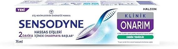 Sensodyne Klinik Onarım Derin Temizlik Diş Macunu 75ml