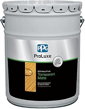 5 Gal ProLuxe SIK240-009 Dark Oak SRD NL One-Coat Protection for Exterior Wood, Transparent Matte