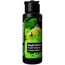 Crystalpro Liquid Mineral Salt 4.2 Oz - Liquid Aquarium Salt for Tropical Freshwater Fish - Reduces Stress - Boosts Protective Coat - Aquarium Mineralizer Treats 660 Gallons