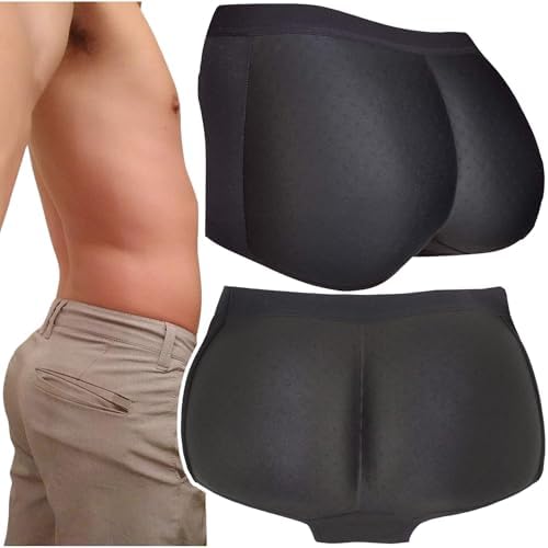 ToBeInStyle Mens Instant Butt Booster Enhancing Padded Lifting Briefs Boxers