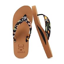 KuaiLu Womens Arch Support Flip Flops Ladies Comfort Lightweight Soft Yoga Mat Cushion Walking Thong Sandals