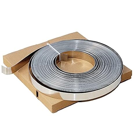 304 Stainless Steel Banding Strapping Band Strap Tools for Strapping 0.03" Thick Coil, 100 Feet Roll (3/4" Width)