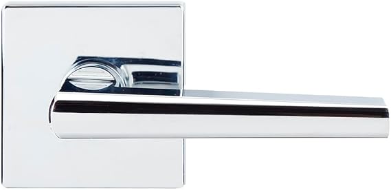 Delaney Vida Passage (Hall/Closet) Door Lever w/Square Trim Polished Chrome