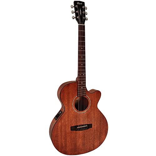 Cort SFX-MEM Electro Acoustic Guitar - Open Pore, Mahogany, SFXMEMOP SFXMEMOP