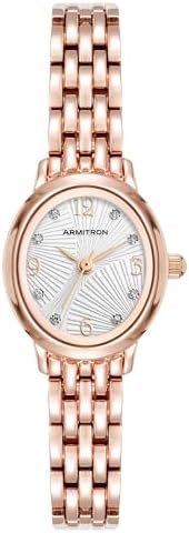 Armitron Womens Genuine Crystal Accented Bracelet Watch