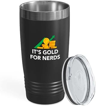 Cryptocurrency Black Viking Tumbler 20oz - Its Gold For Nerds - Trader Investing Money Scalping Trade Business Crypto Currency Company Profit