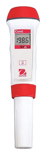 Ohaus ST10C-C Conductivity Pen Meter, Waterproof, 0.00-19.99 ms/cm