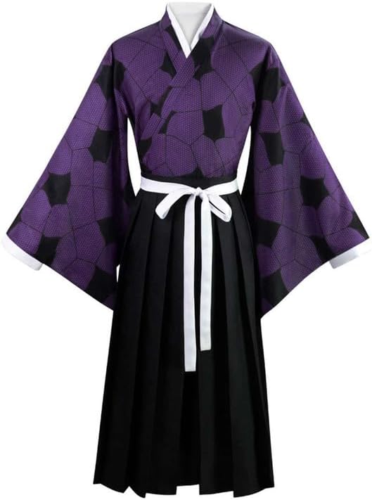 Tsugikuni Yoriichi Anime Cosplay Costume Unisex Kimono Uniform Outfits Halloween Carnival Suit